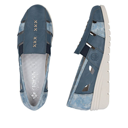 Rieker - L5358-12- BLEU