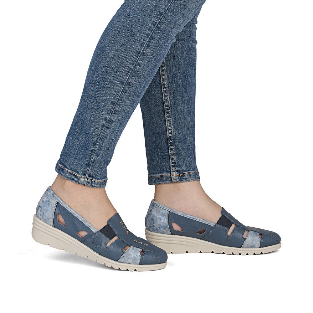 Rieker - L5358-12- BLEU