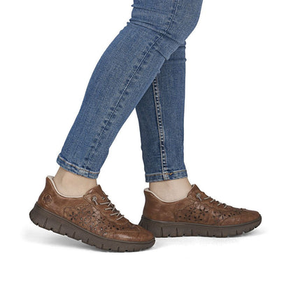 Rieker - N1358-22- BRUN