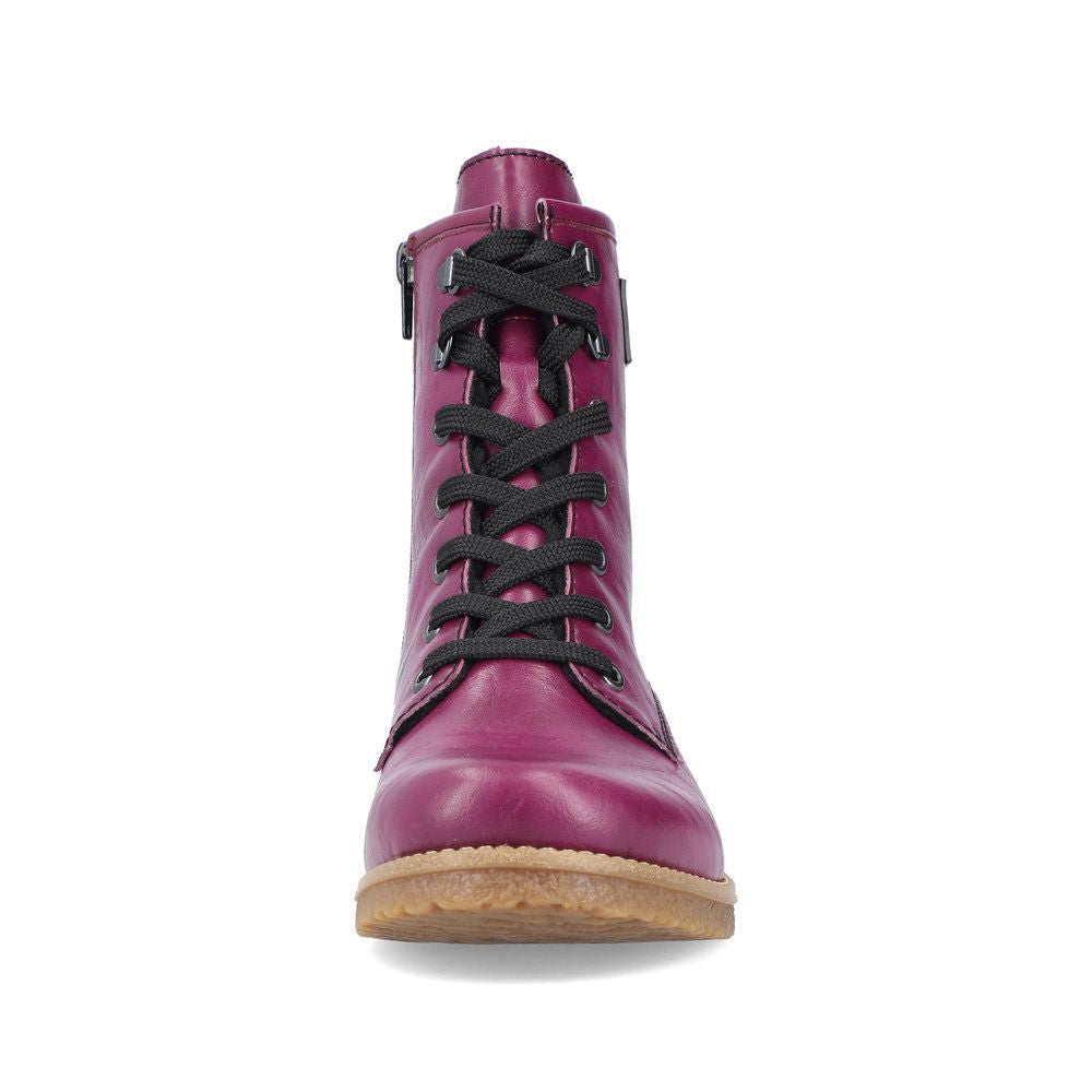 Purple lace up boots hotsell